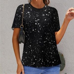 Sheer Stars Tshirt, Medium